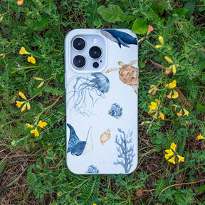 Biologisch abbaubare Handyhülle iPhone 12 pro / iPhone 12 Turtleandfriends — kompostierbar — Bonus