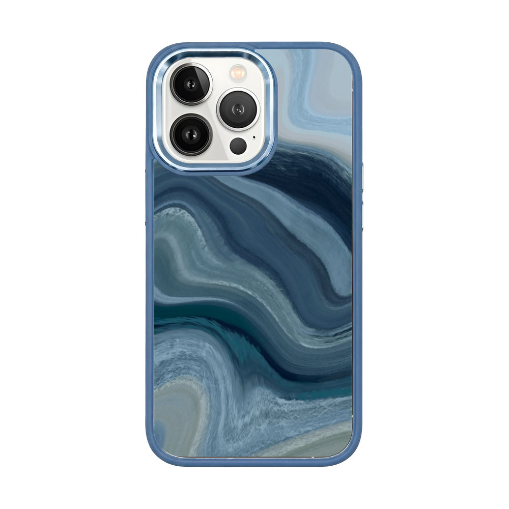 iPhone 13 pro max Hülle - Welle abstrakt - "Summerwave" - nachhaltig