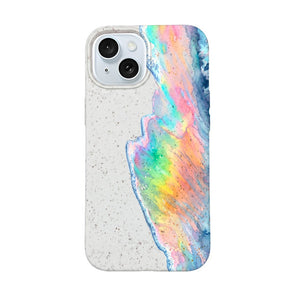 Biologisch abbaubare Handyhülle iPhone 15 Waveofpride — kompostierbar — Vorderseite